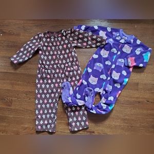 Mixed Girls 24M fleece girls sleepers